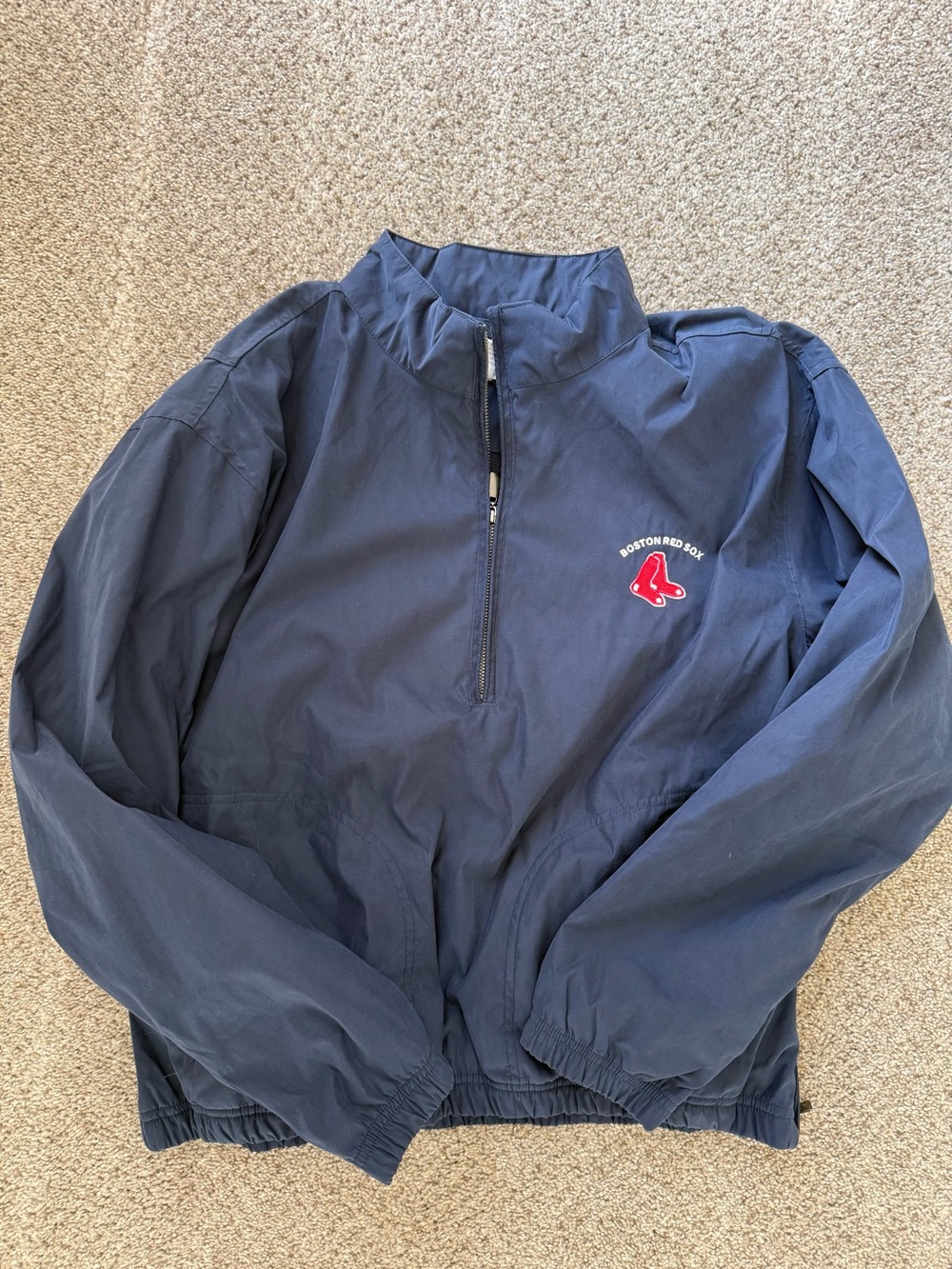 Women’s Boston Red Sox Navy Pullover Jacket